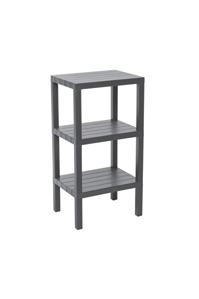 Go İthalat 3 Shelf Gray Modular Unit Plastic 38X29X74 cm (5273)