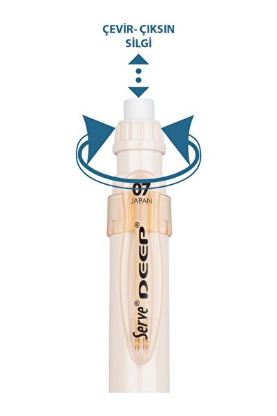 Serve Deep Natural Colors 0.7mm Mekanik Kurşun Kalem - Fil Dişi