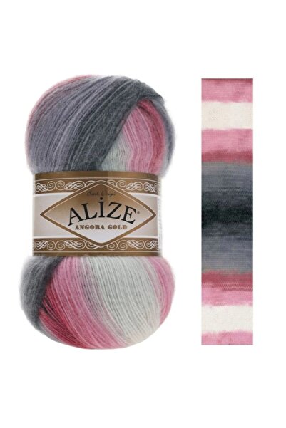Alize Azize Angora Gold Batık El Örgü İpi Renk kodu 1602