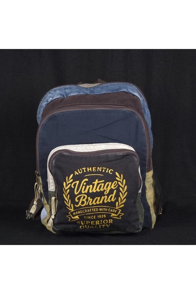 Galat New Style Patchwork Cotton Vintage Backpack Dcc