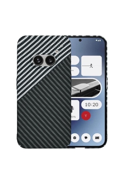 Velo Carcasă compatibilă cu Nothing Phone 2a/2a Plus, aspect elegant W2959, Lexgard Premium, gri Stealth