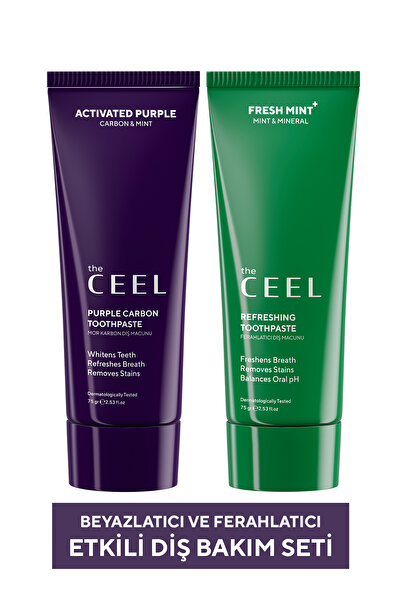 The Ceel Beyazlatıcı ve Ferahlatıcı Etkili 2'li Diş Bakım Seti