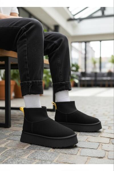 yezy shoes Cizme ortopedice pentru femei din piele de căprioară de vițel cu t...