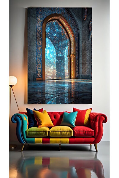 özkacar GEÇİT KAPISI V1 Tablou decorativ pe pânză pentru peretele casei, salo...