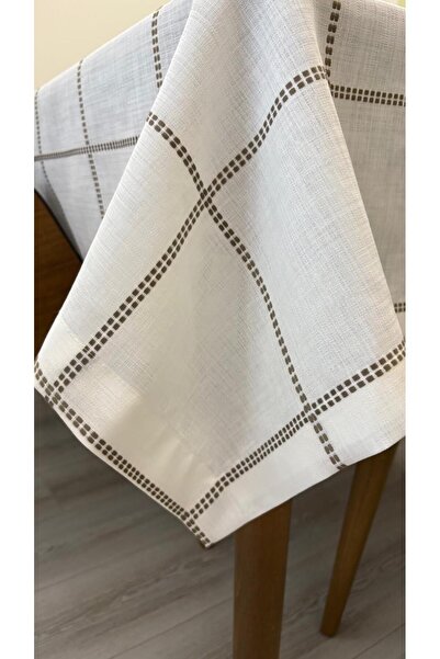 homease Earth Color Embroidered Gardenia Carefree Patchwork Tablecloth | 160X220–160X260 | Guesthouse & Dowry House