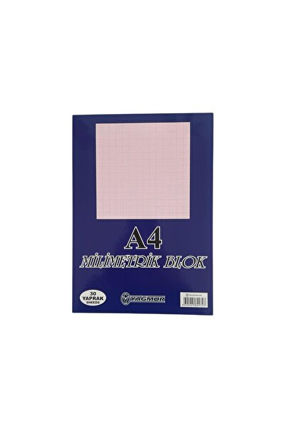 Yağmur Milimetrik Blok Kağıdı A4 30 Yaprak