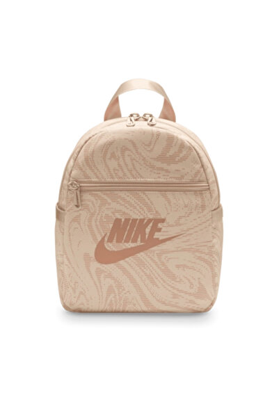 Nike Rucsac sport pentru femei Futura 365 Mini – bej/cu imprimeu spiralat HV6622-126