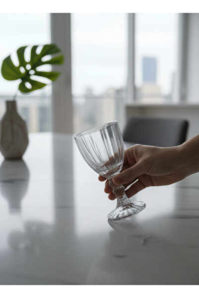 Dia Set of 6 Crystal Glass Coffee Side Water Glasses Mugs Cups