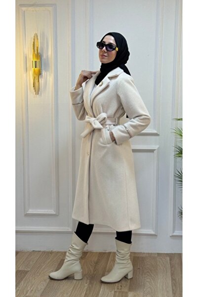 Tebrikler tekstil Women Long Trench Coat Model G3420