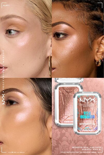 NYX Professional Makeup Bridgerton Koleksiyonu Highlighter - 01 Iridescent Peach