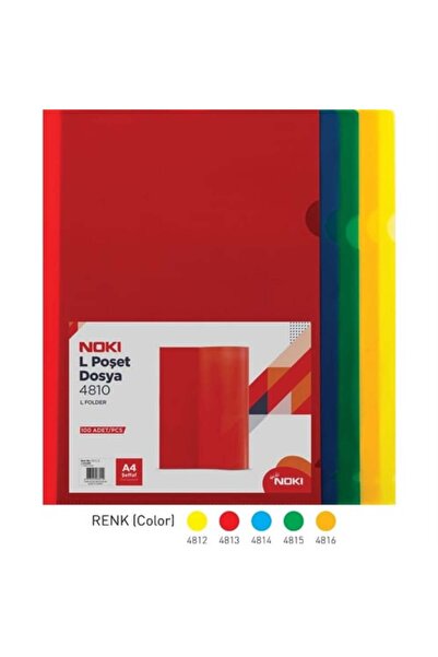 Noki L-ФАЙЛ ПРОЗОРИЙ 100 ШТ. (110 МІКРОНІВ)