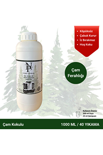 Reyonplus Nespro Halı ve Koltuk Yıkama Makinesi Şampuanı/Deterjanı - Çam Koku...