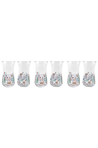 Anason İşleri Fish Eye Rakı Glass Thin-Waisted Set of 6