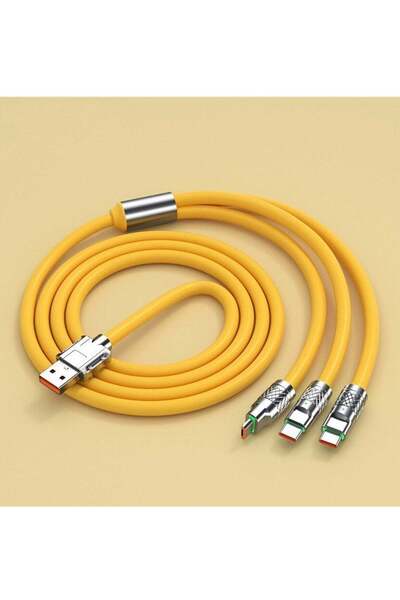 Generic 3 in 1 Fast USB Charging Cable Universal Multi Function Cell Phone Charger Cord