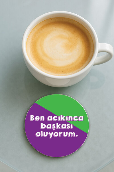 Cekuonline قاعدة أكواب دائرية من البليكسي جلاس مع نمط مطبوع، قاعدة فردية مفتوحة