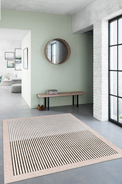 Aslan Home Dekoratif Özel Tasarım Yıkanabilir,İnce, Kaymaz Tabanlı, Modern Sa...