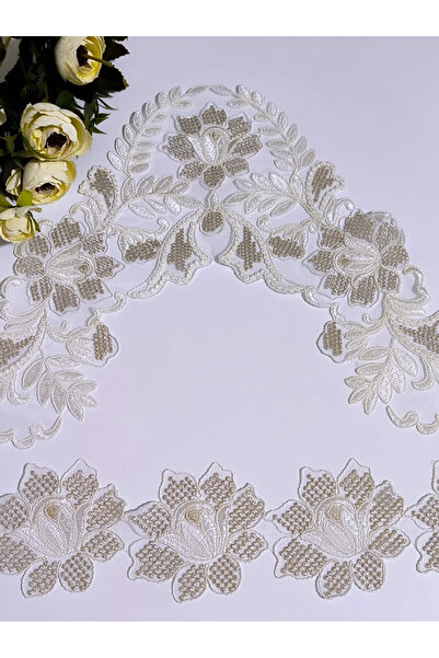 dantelci Kreme Gold Fransız dantel