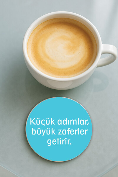 Cekuonline قاعدة كوب دائرية من البليكسي مع نمط مطبوع ودرجات صغيرة فردية