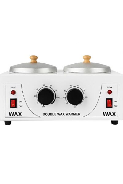 Go Care Professional Double Wax Warmer, 200 W, Temperature Control, Hair Removal Wax Heater with Handles