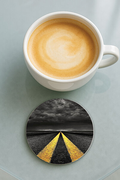 Cekuonline قاعدة كوب دائرية من البليكسي جلاس مع نمط مطبوع وتصميم فريد