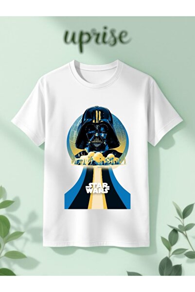 Vordevia Războiul Stelelor cu imprimeu Bumbac supradimensionat tricou