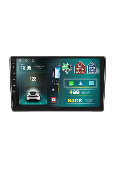MaxTech Navigatie Ford Focus Mk2 (2005-2008) / Transit (2009-2016) dedicata, 4 GB Ram 64 GB Rom OctaCore