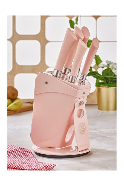 Store 6 Parça Çelik Bıçak Seti - Rose-85