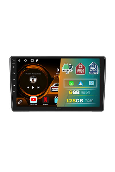 MaxTech Navigatie Ford Focus Mk2 (2005-2008) / Transit (2009-2016) dedicata, 6 GB Ram 128 GB Rom OctaCore