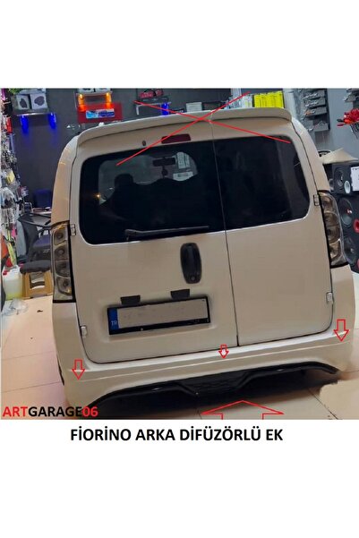 Bodykitartgarage FİORİNO DİFÜZÖRLÜ ARKA EK(BOYASIZ)FİBERGLASS