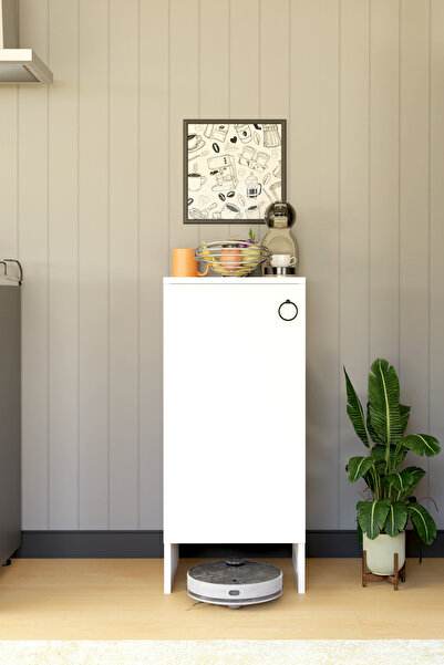 interGO KABİ Tek Kapaklı Çok Amaçlı Dolap Erzak Dolabı Kiler Dolabı Mutfak Dolabı