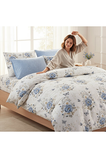 By Masuaa Одномісний двосторонній комплект постільної білизни | Постільна білизна та 1 подушка | БЕЗ ПРОСТИРАДЛА.