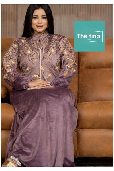 The final touch Velvet jalabiya, weight 90 kg