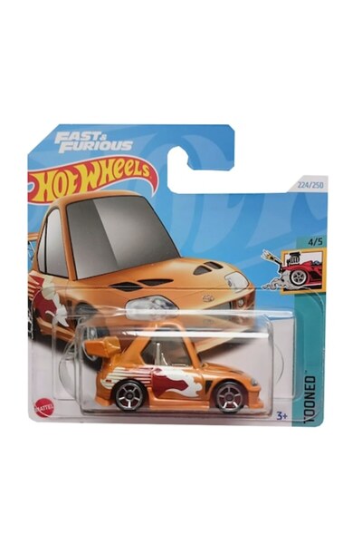 HOT WHEELS Metal Car, 94 Toyota Supra, 1:64, Gold