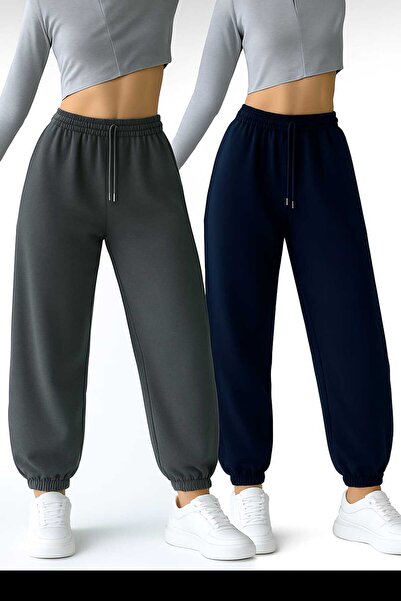 Le Vion Two Pieces of Jogger Pants with Elastic Waistband