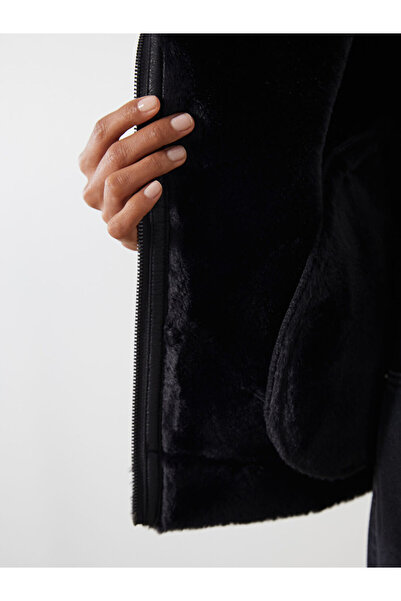 LC Waikiki Create Your Style from Uzg Store |   Biker Collar Women's Leather Look Coat