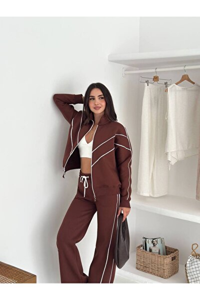 By Kuzey Aras Σετ αθλητικής φόρμας με φερμουάρ με τρεις κλωστές