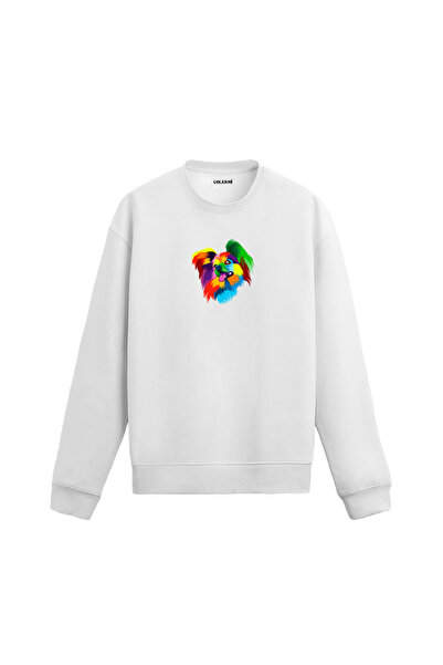 Colermi سويت شيرت مطبوع عليه كلب شي تشو