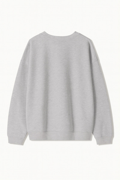 Disante Women's Oversize Fit Sweatshirt Nesso Lamp Printed – Crew Neck, 3 Thread Fleece