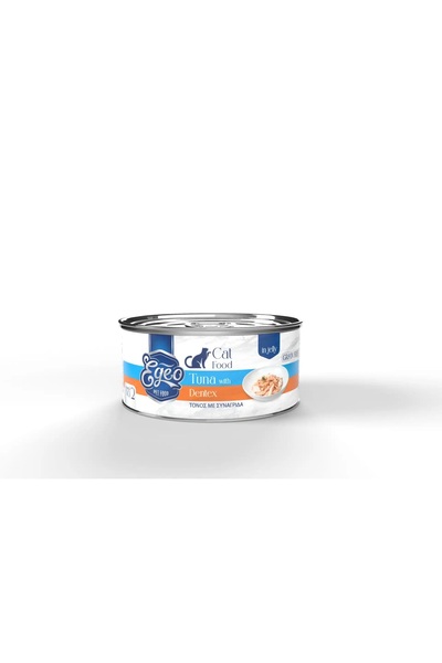 Egeo Pet Food Egeo Cat Food Tuna with Dentex in Jelly, 85g