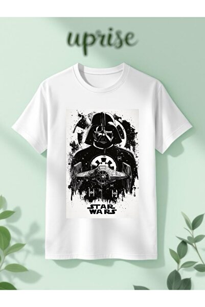 Vordevia Războiul Stelelor cu imprimeu Bumbac supradimensionat tricou