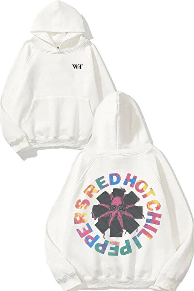 THEWERT Φούτερ με κουκούλα με στάμπα στην πλάτη Red Hot Chili Peppers 2