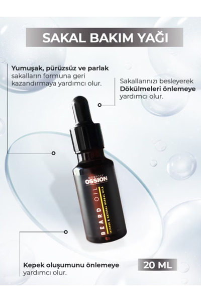 Morfose Oil That Nourishes Your Beard and Skin and Prevents Hair Loss and Dandruff 20 ml