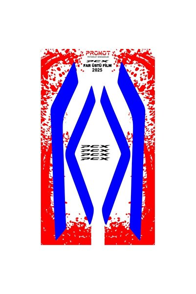 PROMOT PCX 2025 Far Filmi Koyu Mavi