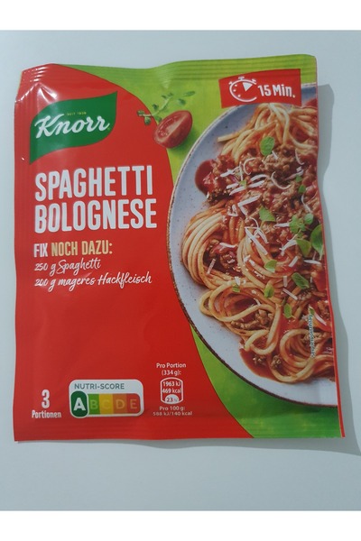 Knorr SPAGHETTİ BOLOGNESE VEGAN