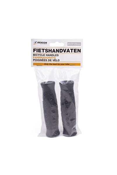 Benson Set 2 manere bicicleta Deluxe , 125 mm , culoare negru