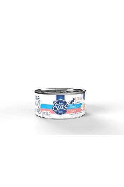 Egeo Pet Food Egeo Kitten Food Tuna with Salmon in Jelly, 85g