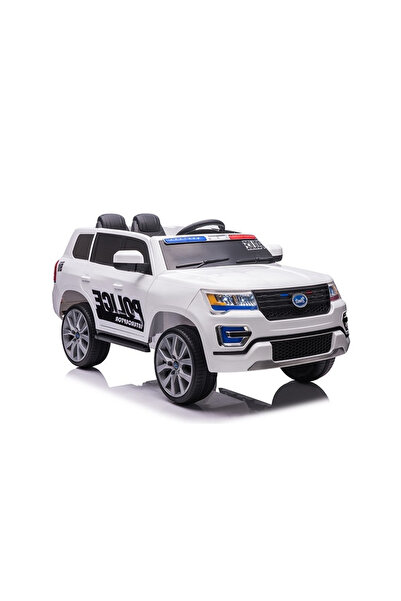 ALBADER Electric Ride On Car Police Ford with 2 Motors, Car Electric Vehicle Ford 12V Battery, Ride on Cars