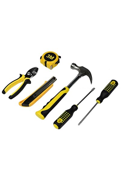 Benson Set 6 scule ( ruleta,patent, 2 surubelnite,ciocan dulgherie,cutter )