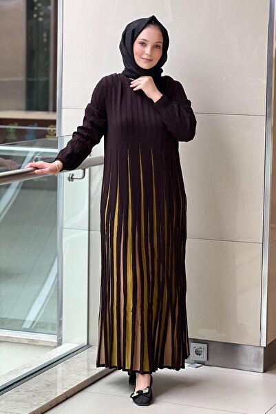 Mahal Crochet Knitwear Skirts Color Gradient Mercerized Dress