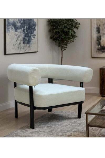 House One Living Single Boucle Armchair Living Room 83*63 CM